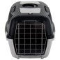 vidaXL Transportbox für Haustiere Grau und Schwarz 61x40x38 cm PP vidaXL Transportbox für Haustiere Grau und Schwarz 61x40x38 cm PP