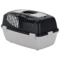 vidaXL Transportbox für Haustiere Grau und Schwarz 61x40x38 cm PP vidaXL Transportbox für Haustiere Grau und Schwarz 61x40x38 cm PP