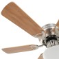 vidaXL Dekorativer Deckenventilator mit Leuchtmittel 82 cm Hellbraun vidaXL Dekorativer Deckenventilator mit Leuchtmittel 82 cm Hellbraun