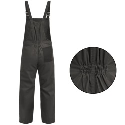 vidaXL Herren Latzhose Arbeitshose Größe XXL Grau
