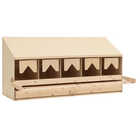 vidaXL 5er Legenest 117x33x54 cm Massivholz Kiefer