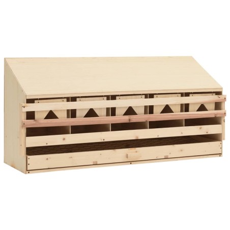 vidaXL 5er Legenest 117x33x54 cm Massivholz Kiefer