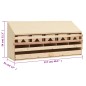 vidaXL 5er Legenest 117x33x54 cm Massivholz Kiefer vidaXL 5er Legenest 117x33x54 cm Massivholz Kiefer
