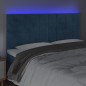 vidaXL LED Kopfteil Dunkelblau 180x5x118/128 cm Samt vidaXL LED Kopfteil Dunkelblau 180x5x118/128 cm Samt