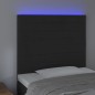 vidaXL LED Kopfteil Schwarz 90x5x118/128 cm Samt vidaXL LED Kopfteil Schwarz 90x5x118/128 cm Samt