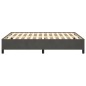 vidaXL Bettgestell Dunkelgrau 140x200 cm Samt vidaXL Bettgestell Dunkelgrau 140x200 cm Samt