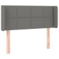 vidaXL LED Kopfteil Dunkelgrau 103x16x78/88 cm Stoff vidaXL LED Kopfteil Dunkelgrau 103x16x78/88 cm Stoff
