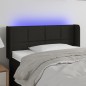 vidaXL LED Kopfteil Schwarz 83x16x78/88 cm Stoff vidaXL LED Kopfteil Schwarz 83x16x78/88 cm Stoff