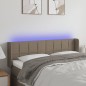 vidaXL LED Kopfteil Taupe 147x16x78/88 cm Stoff vidaXL LED Kopfteil Taupe 147x16x78/88 cm Stoff