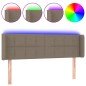 vidaXL LED Kopfteil Taupe 147x16x78/88 cm Stoff vidaXL LED Kopfteil Taupe 147x16x78/88 cm Stoff