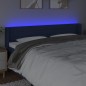 vidaXL LED Kopfteil Blau 163x16x78/88 cm Stoff vidaXL LED Kopfteil Blau 163x16x78/88 cm Stoff