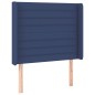 vidaXL LED Kopfteil Blau 103x16x118/128 cm Stoff vidaXL LED Kopfteil Blau 103x16x118/128 cm Stoff
