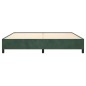 Bettgestell Dunkelgrün 200x200 cm Samt Bettgestell Dunkelgrün 200x200 cm Samt