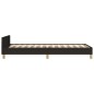 vidaXL Bettgestell mit Kopfteil Schwarz 90x190 cm Stoff vidaXL Bettgestell mit Kopfteil Schwarz 90x190 cm Stoff
