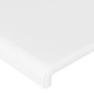 vidaXL Bettgestell mit Kopfteil Weiß 160x200 cm Kunstleder vidaXL Bettgestell mit Kopfteil Weiß 160x200 cm Kunstleder