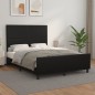 vidaXL Bettgestell mit Kopfteil Schwarz 140x190 cm Kunstleder vidaXL Bettgestell mit Kopfteil Schwarz 140x190 cm Kunstleder