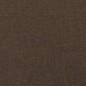 Bettgestell mit Kopfteil Dunkelbraun 180x200 cm Stoff Bettgestell mit Kopfteil Dunkelbraun 180x200 cm Stoff