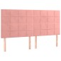 vidaXL Bettgestell mit Kopfteil Rosa 180x200 cm Samt vidaXL Bettgestell mit Kopfteil Rosa 180x200 cm Samt