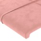vidaXL Bettgestell mit Kopfteil Rosa 140x200 cm Samt vidaXL Bettgestell mit Kopfteil Rosa 140x200 cm Samt