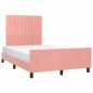 vidaXL Bettgestell mit Kopfteil Rosa 120x200 cm Samt vidaXL Bettgestell mit Kopfteil Rosa 120x200 cm Samt