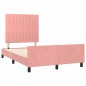 vidaXL Bettgestell mit Kopfteil Rosa 120x200 cm Samt vidaXL Bettgestell mit Kopfteil Rosa 120x200 cm Samt