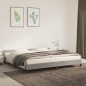 vidaXL Bettgestell mit Kopfteil Hellgrau 200x200 cm Samt vidaXL Bettgestell mit Kopfteil Hellgrau 200x200 cm Samt