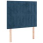 vidaXL Bettgestell mit Kopfteil Dunkelblau 80x200 cm Samt vidaXL Bettgestell mit Kopfteil Dunkelblau 80x200 cm Samt
