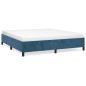 vidaXL Bettgestell ohne Matratze Dunkelblau 180x200 cm Samt vidaXL Bettgestell ohne Matratze Dunkelblau 180x200 cm Samt