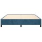 vidaXL Bettgestell ohne Matratze Dunkelblau 180x200 cm Samt vidaXL Bettgestell ohne Matratze Dunkelblau 180x200 cm Samt
