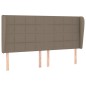 vidaXL Boxspringbett mit Matratze Taupe 180x200 cm Stoff vidaXL Boxspringbett mit Matratze Taupe 180x200 cm Stoff