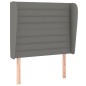 vidaXL Boxspringbett mit Matratze Dunkelgrau 80x200 cm Stoff vidaXL Boxspringbett mit Matratze Dunkelgrau 80x200 cm Stoff