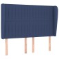 vidaXL Boxspringbett mit Matratze Blau 140x200 cm Stoff vidaXL Boxspringbett mit Matratze Blau 140x200 cm Stoff