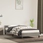 Bettgestell mit Kopfteil Hellgrau 90x190 cm Samt Bettgestell mit Kopfteil Hellgrau 90x190 cm Samt