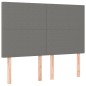 vidaXL Boxspringbett mit Matratze Dunkelgrau 140x200 cm Stoff vidaXL Boxspringbett mit Matratze Dunkelgrau 140x200 cm Stoff