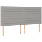 vidaXL Boxspringbett mit Matratze Hellgrau 180x200 cm Stoff vidaXL Boxspringbett mit Matratze Hellgrau 180x200 cm Stoff