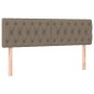 vidaXL Boxspringbett mit Matratze & LED Taupe 140x200 cm Stoff vidaXL Boxspringbett mit Matratze & LED Taupe 140x200 cm Stoff