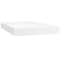 vidaXL Boxspringbett mit Matratze & LED Weiß 120x200 cm Kunstleder vidaXL Boxspringbett mit Matratze & LED Weiß 120x200 cm Kunstleder