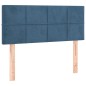 vidaXL Boxspringbett mit Matratze Dunkelblau 90x200 cm Samt vidaXL Boxspringbett mit Matratze Dunkelblau 90x200 cm Samt