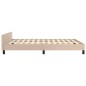 Bettgestell mit Kopfteil Cappuccino-Braun 140x200 cm Kunstleder Bettgestell mit Kopfteil Cappuccino-Braun 140x200 cm Kunstleder