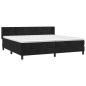 vidaXL Boxspringbett mit Matratze Schwarz 200x200 cm Samt vidaXL Boxspringbett mit Matratze Schwarz 200x200 cm Samt