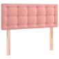 vidaXL Boxspringbett mit Matratze Rosa 80x200 cm Samt vidaXL Boxspringbett mit Matratze Rosa 80x200 cm Samt