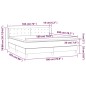 vidaXL Boxspringbett mit Matratze Weiß 180x200 cm Kunstleder vidaXL Boxspringbett mit Matratze Weiß 180x200 cm Kunstleder