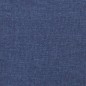 Bettgestell mit Kopfteil Blau 200x200 cm Stoff Bettgestell mit Kopfteil Blau 200x200 cm Stoff