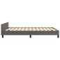 vidaXL Bettgestell mit Kopfteil Grau 140x200 cm Kunstleder vidaXL Bettgestell mit Kopfteil Grau 140x200 cm Kunstleder