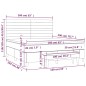 vidaXL Boxspringbett mit Matratze Schwarz 160x200 cm Stoff vidaXL Boxspringbett mit Matratze Schwarz 160x200 cm Stoff