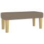 vidaXL Boxspringbett mit Matratze Taupe 120x200 cm Stoff vidaXL Boxspringbett mit Matratze Taupe 120x200 cm Stoff
