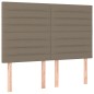 vidaXL Boxspringbett mit Matratze Taupe 140x200 cm Stoff vidaXL Boxspringbett mit Matratze Taupe 140x200 cm Stoff