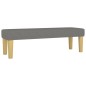 vidaXL Boxspringbett mit Matratze Dunkelgrau 140x190 cm Stoff vidaXL Boxspringbett mit Matratze Dunkelgrau 140x190 cm Stoff