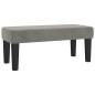 vidaXL Boxspringbett mit Matratze Hellgrau 80x200 cm Samt vidaXL Boxspringbett mit Matratze Hellgrau 80x200 cm Samt