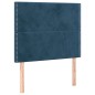vidaXL Boxspringbett mit Matratze Dunkelblau 90x190 cm Samt vidaXL Boxspringbett mit Matratze Dunkelblau 90x190 cm Samt